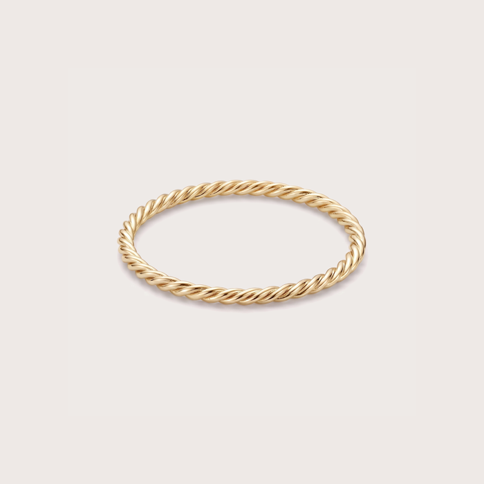 Twist Ring in gold