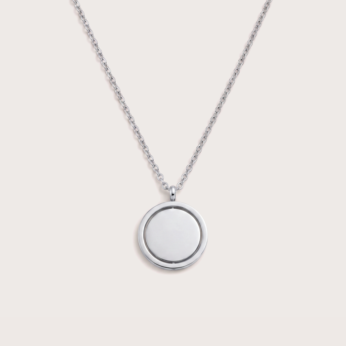 Spinner Necklace in silver