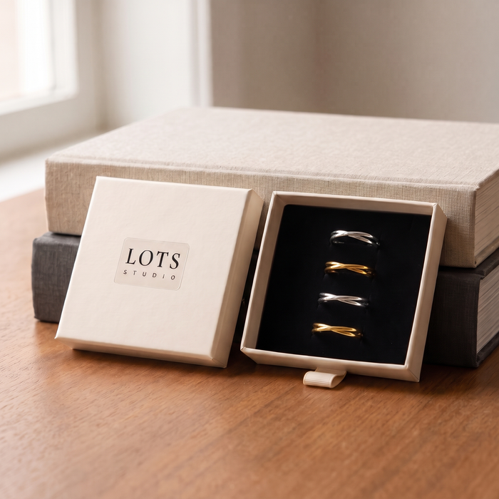 Double Ring in the LOTS Studio gift box