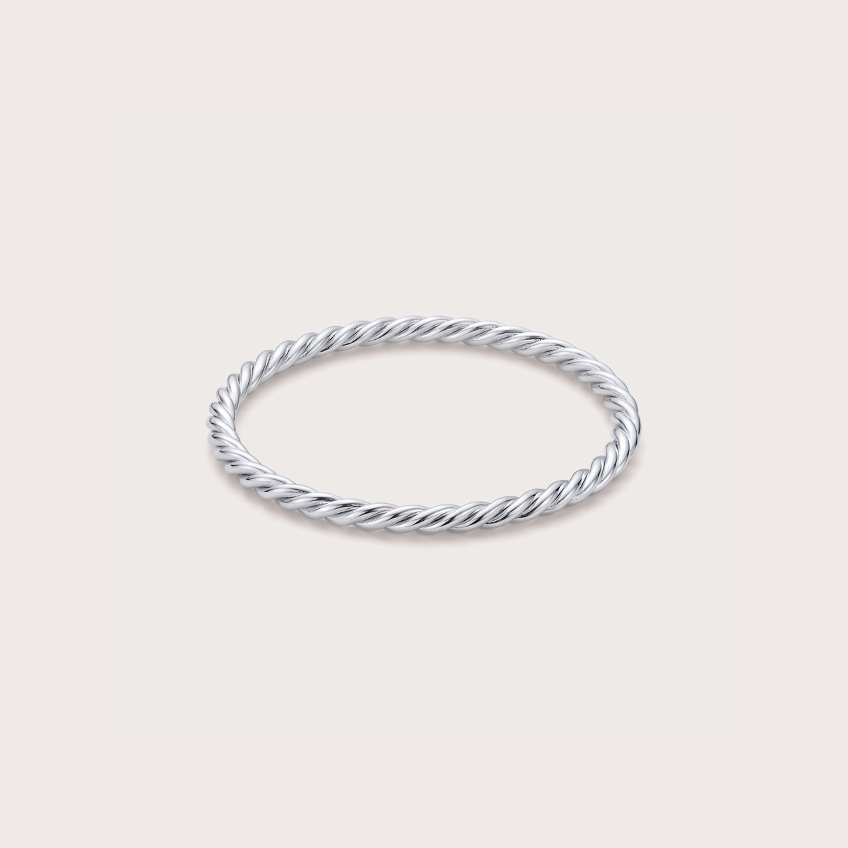 Twist Ring in silver