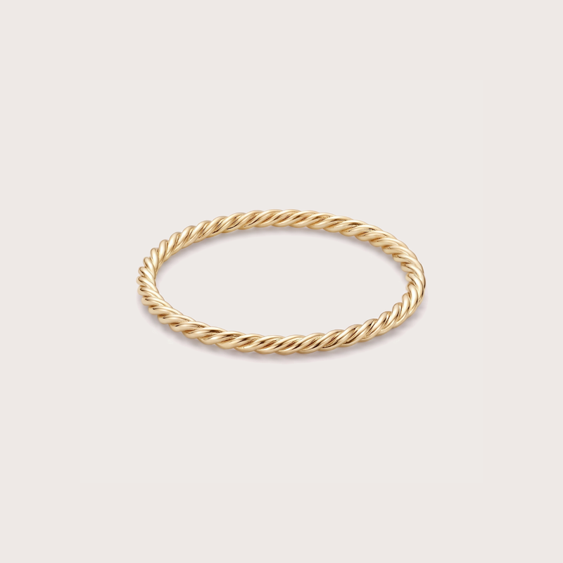Twist Ring in gold
