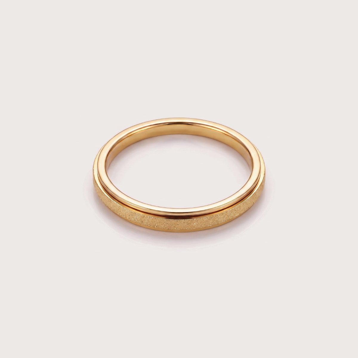 Frosted Ring in gold