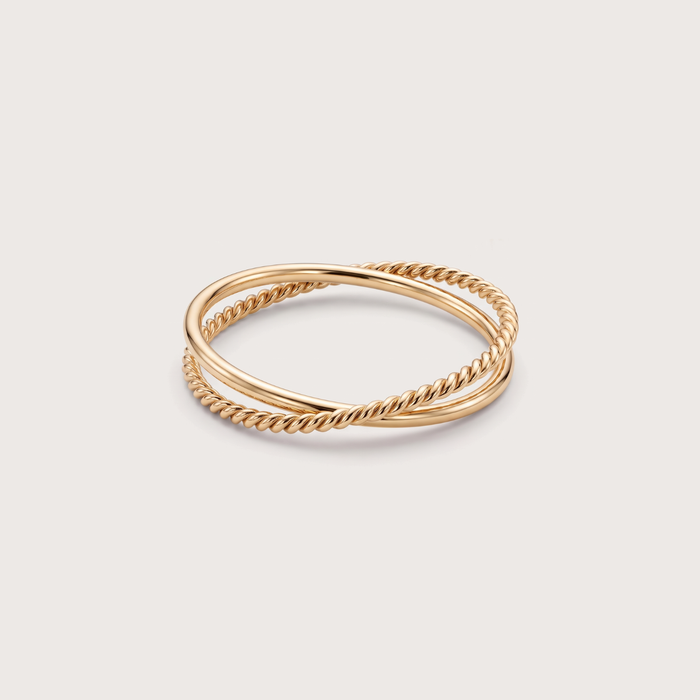 Thread Ring in gold