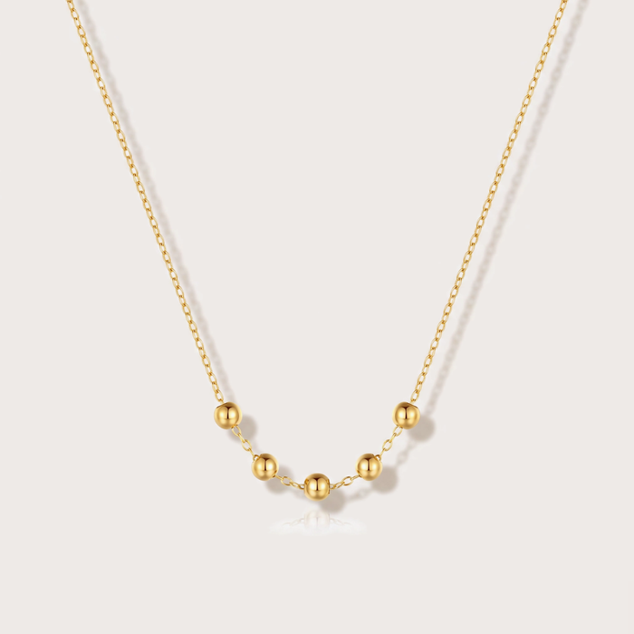 Slider Necklace in gold