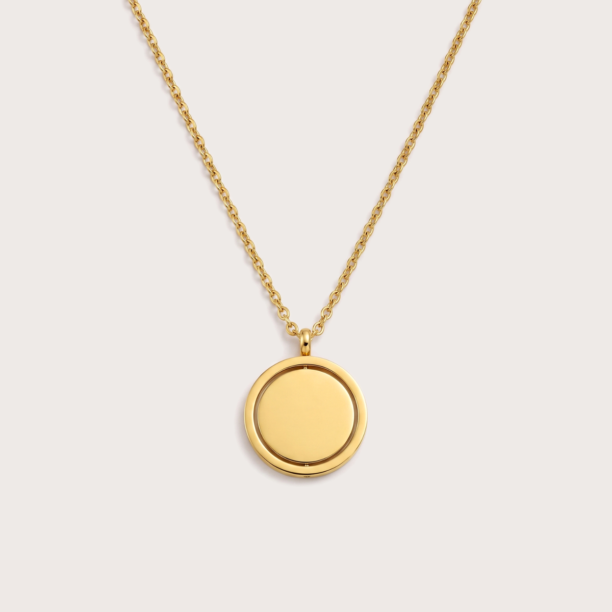 Spinner Necklace in gold