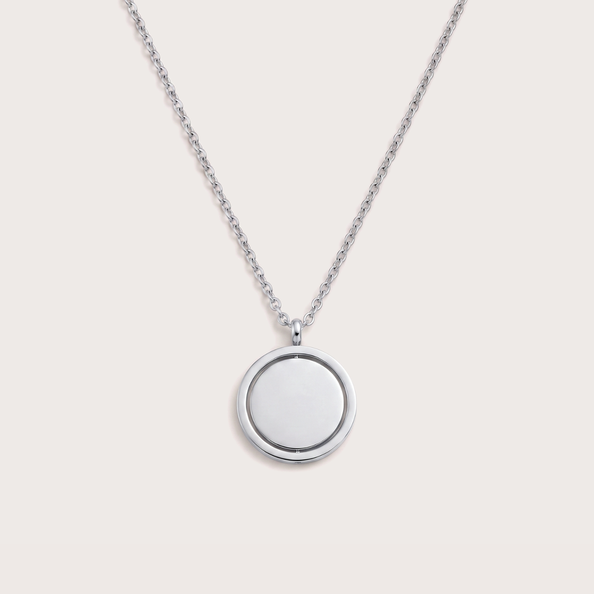 Spinner Necklace in silver