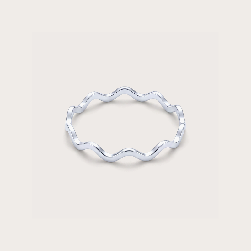 Wave Ring in silver