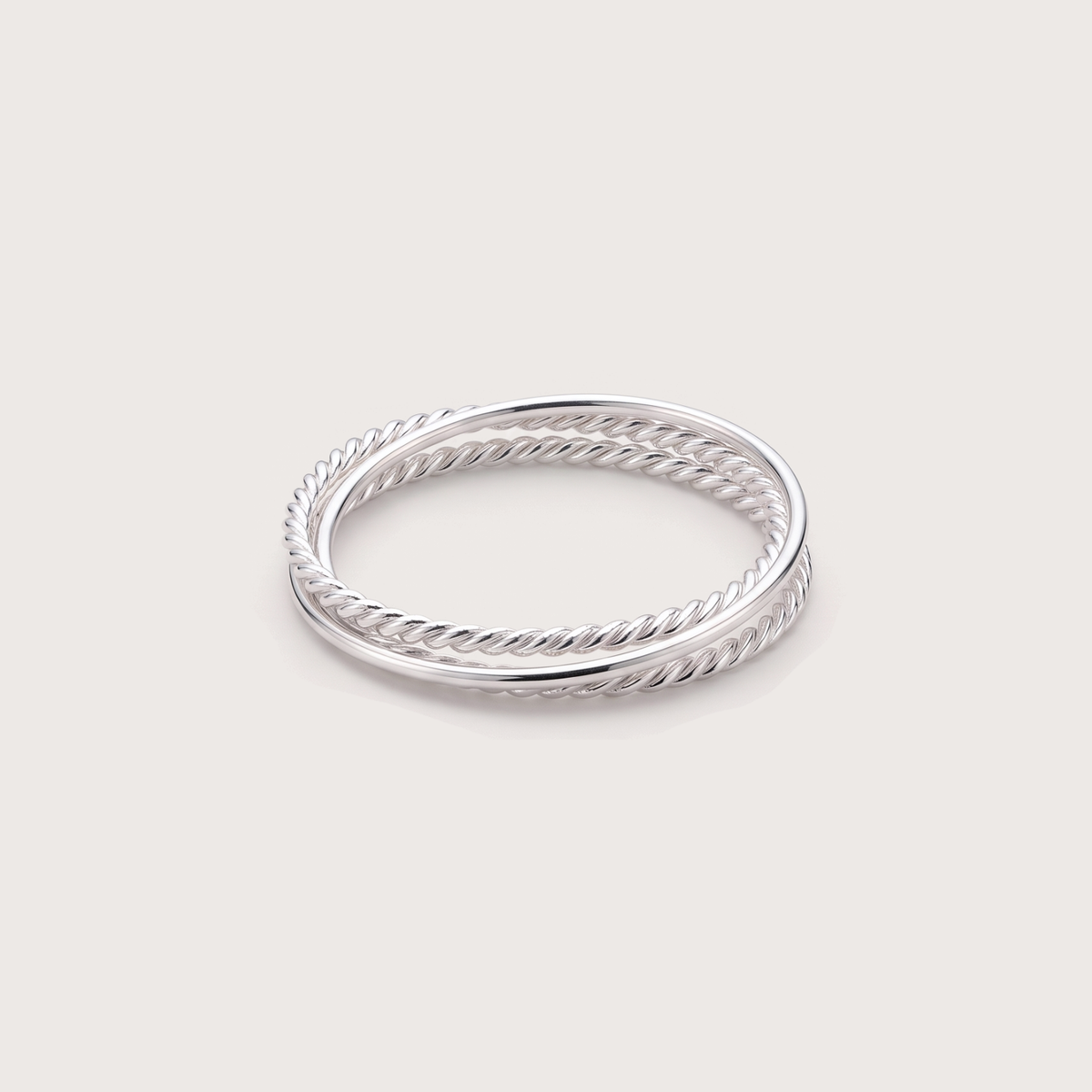 Rope Ring in silver