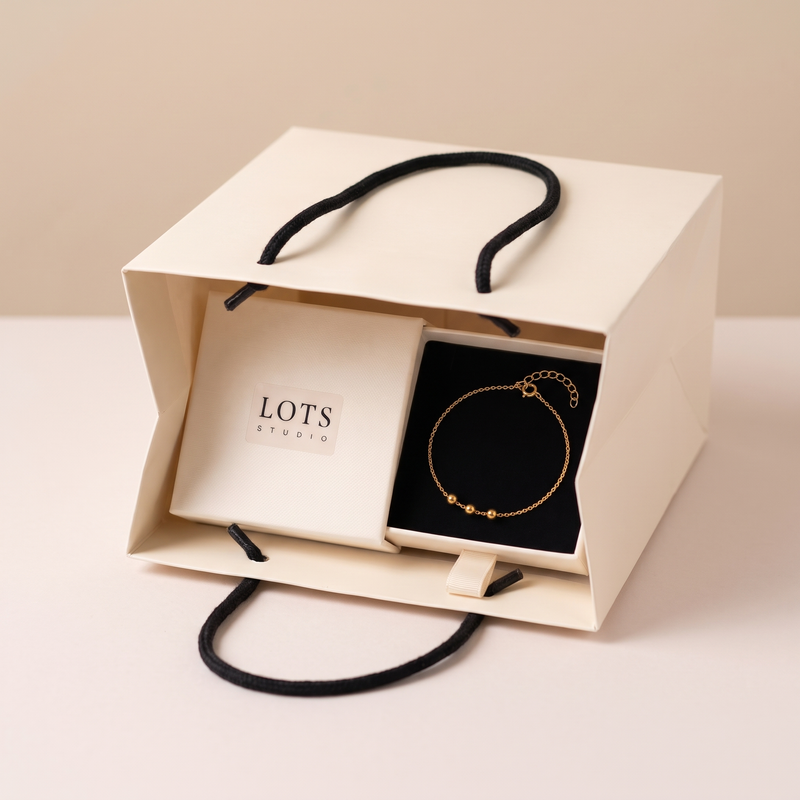 Slider Bracelet in the LOTS Studio gift box